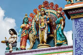 The great Chola temples of Tamil Nadu - The Swaminathan Temple of Swamimalai. The entrance gopura.